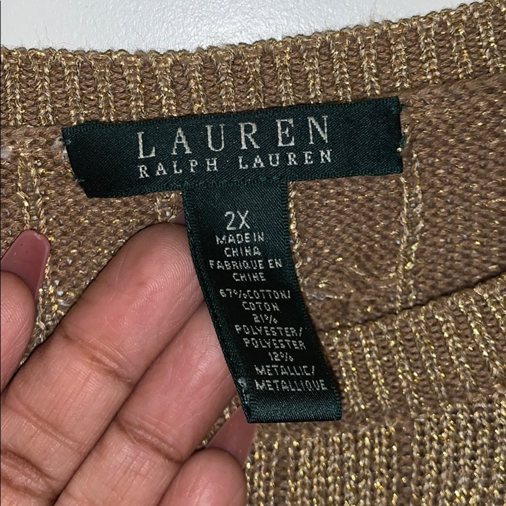 Ralph Lauren Gold Sweater